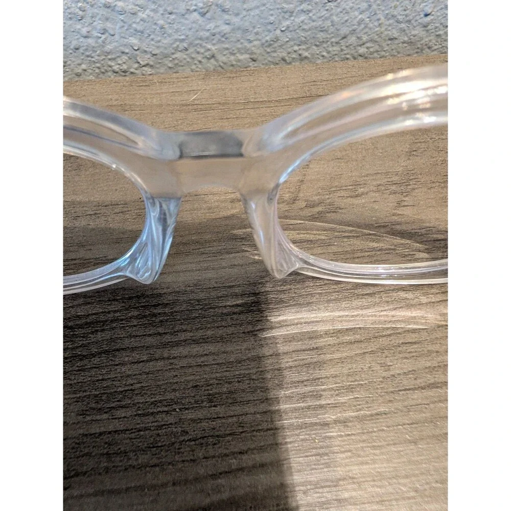 Peepers Enter Stage Left Clear Blue Pattern Eyeglass Frames